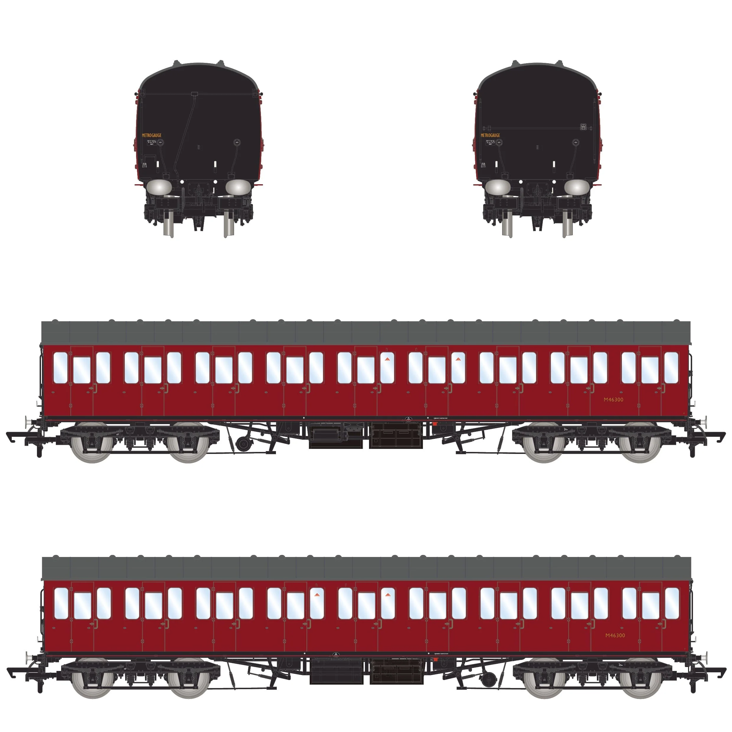BR Mk1 57' Non-Gangway Coach - T - M46300 - Image 3