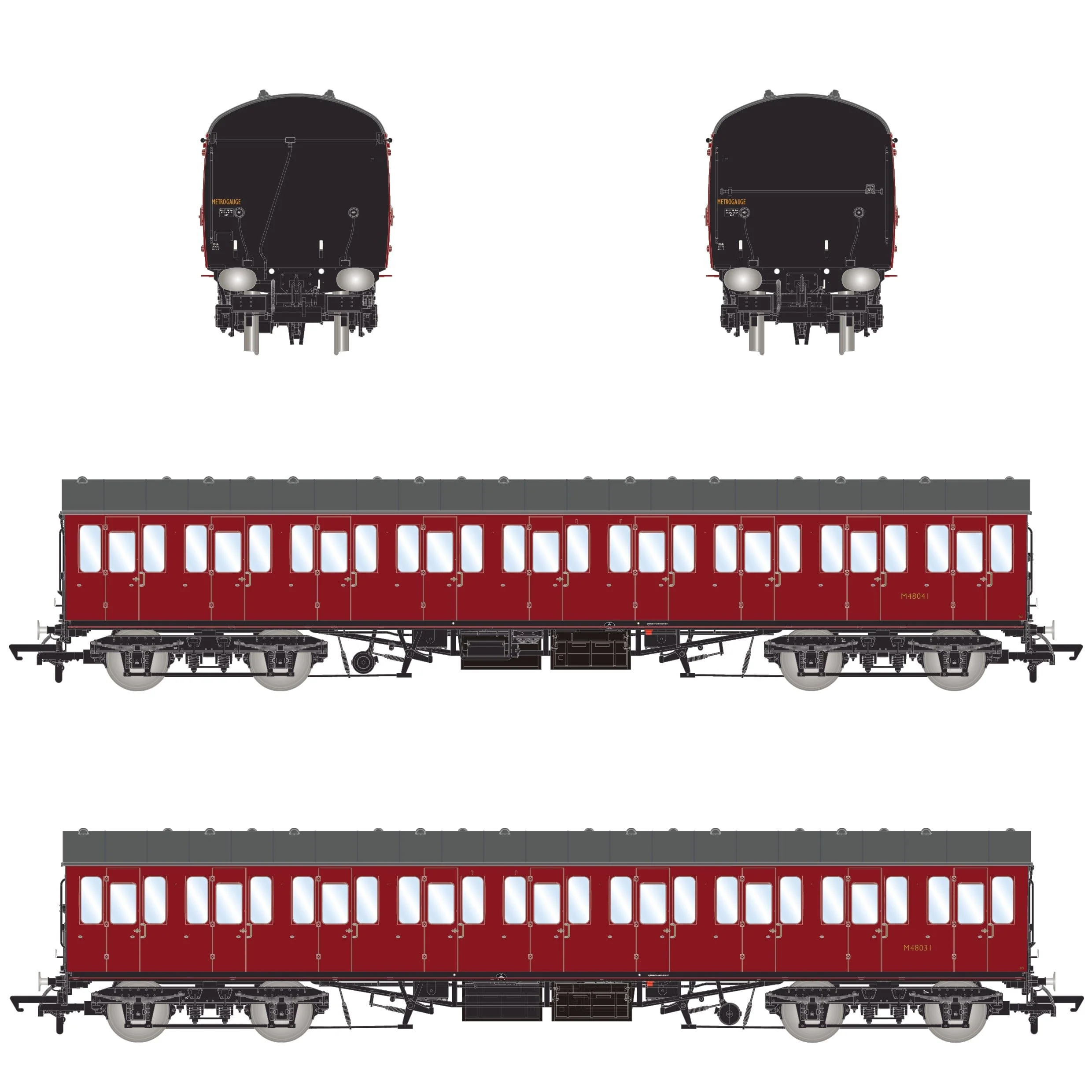 BR Mk1 57' Non-Gangway Coach - TO - M48041 - Image 3
