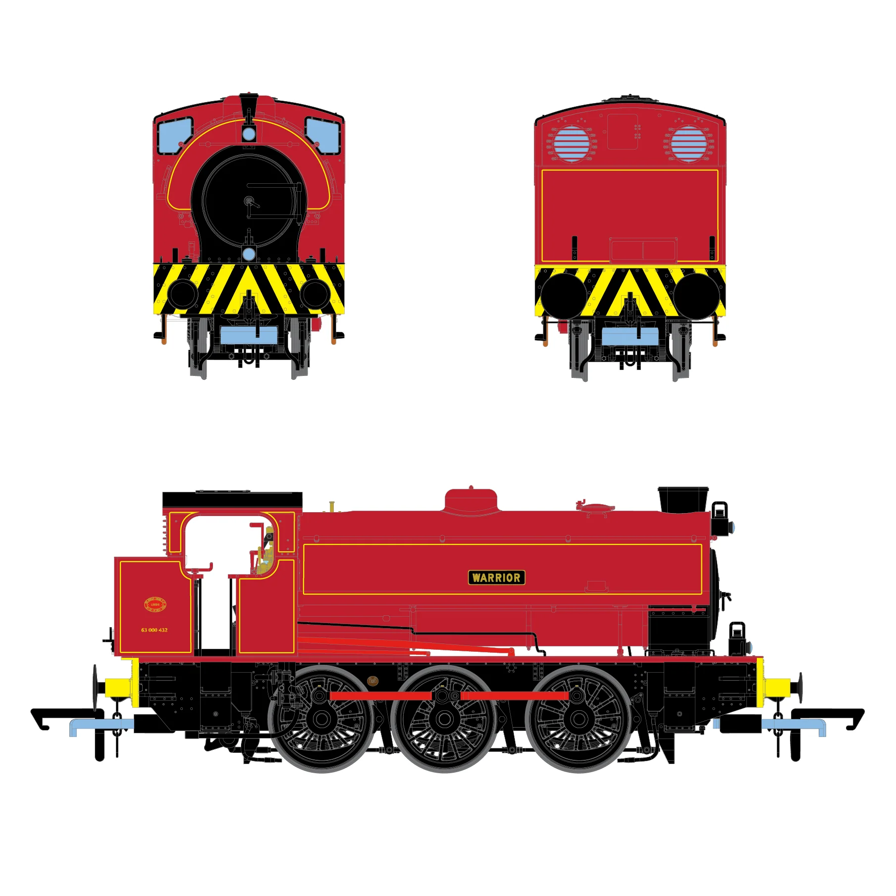 NCB North West - HE3823 - Warrior - DCC Sound - Image 3