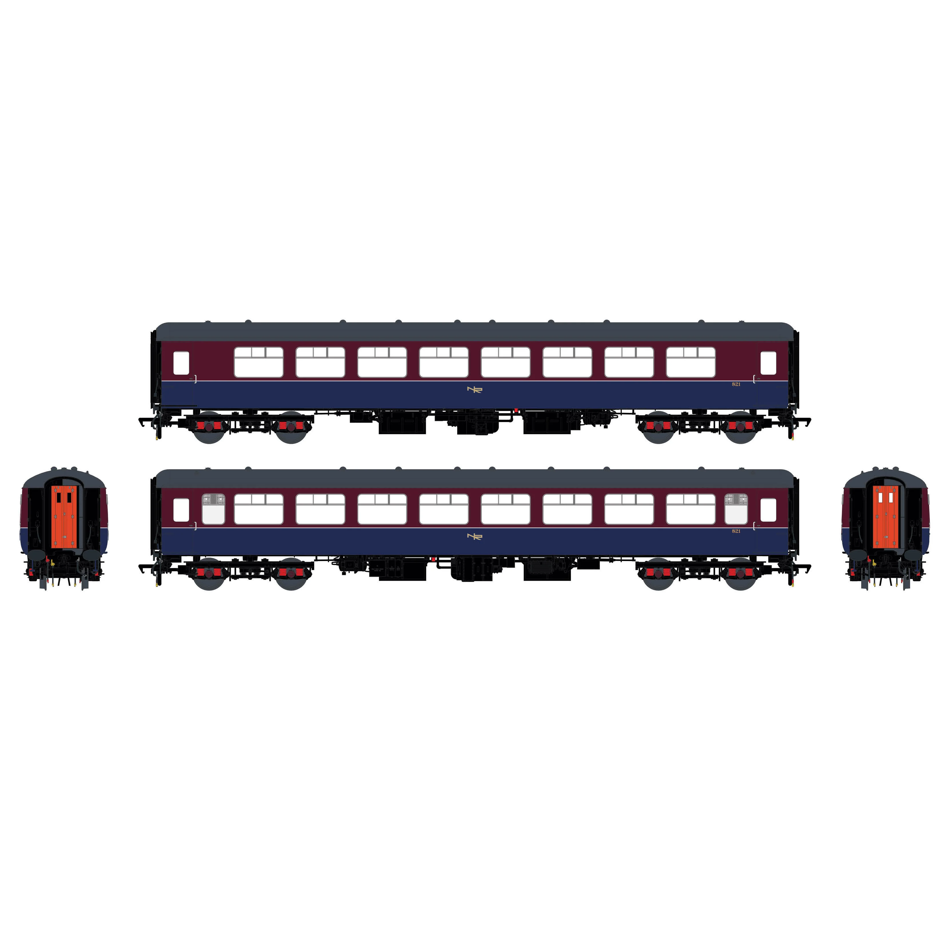 NIR Mk.2b SO 821 NIR Maroon/Blue