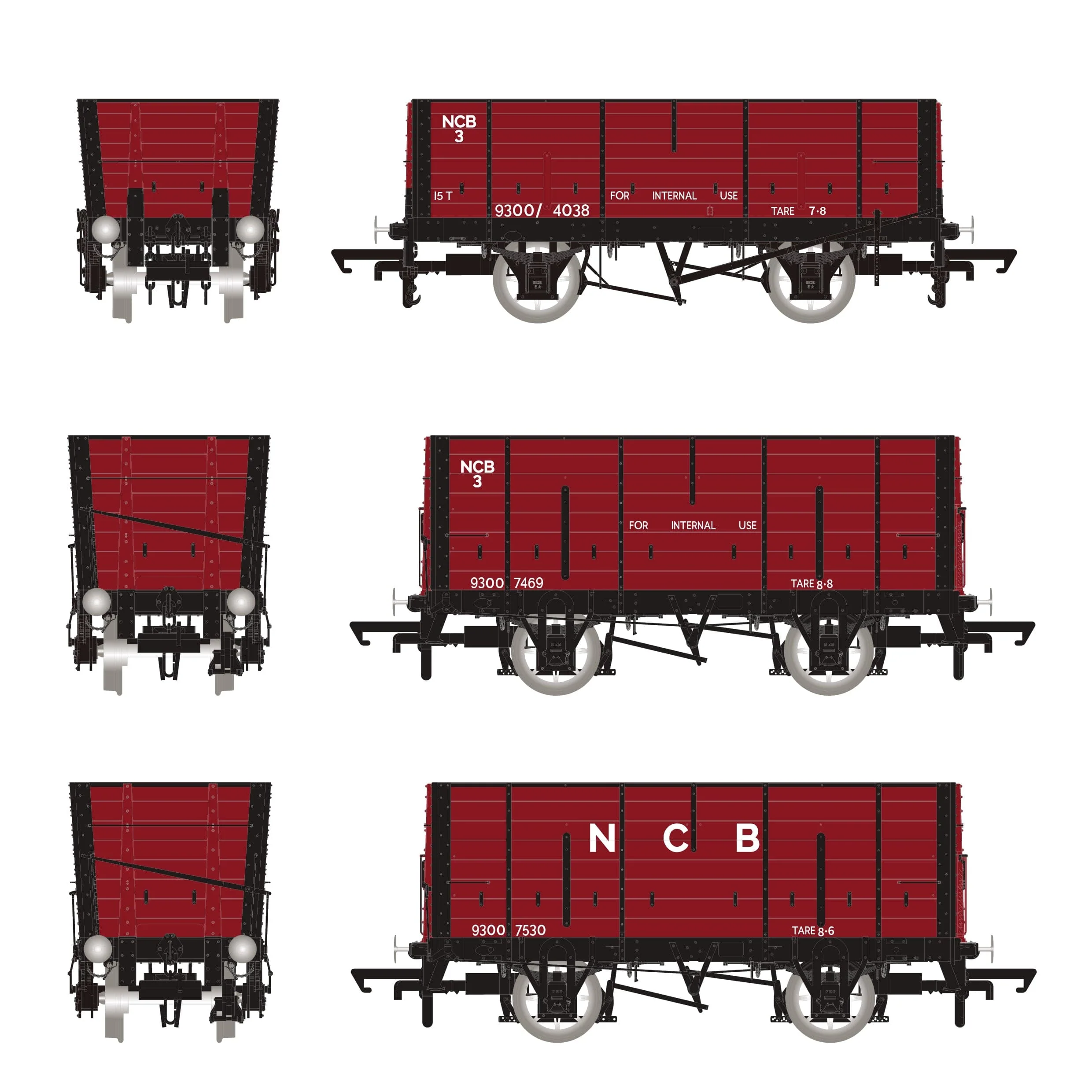P7 Hopper - NCB Red - Triple Pack - Image 3