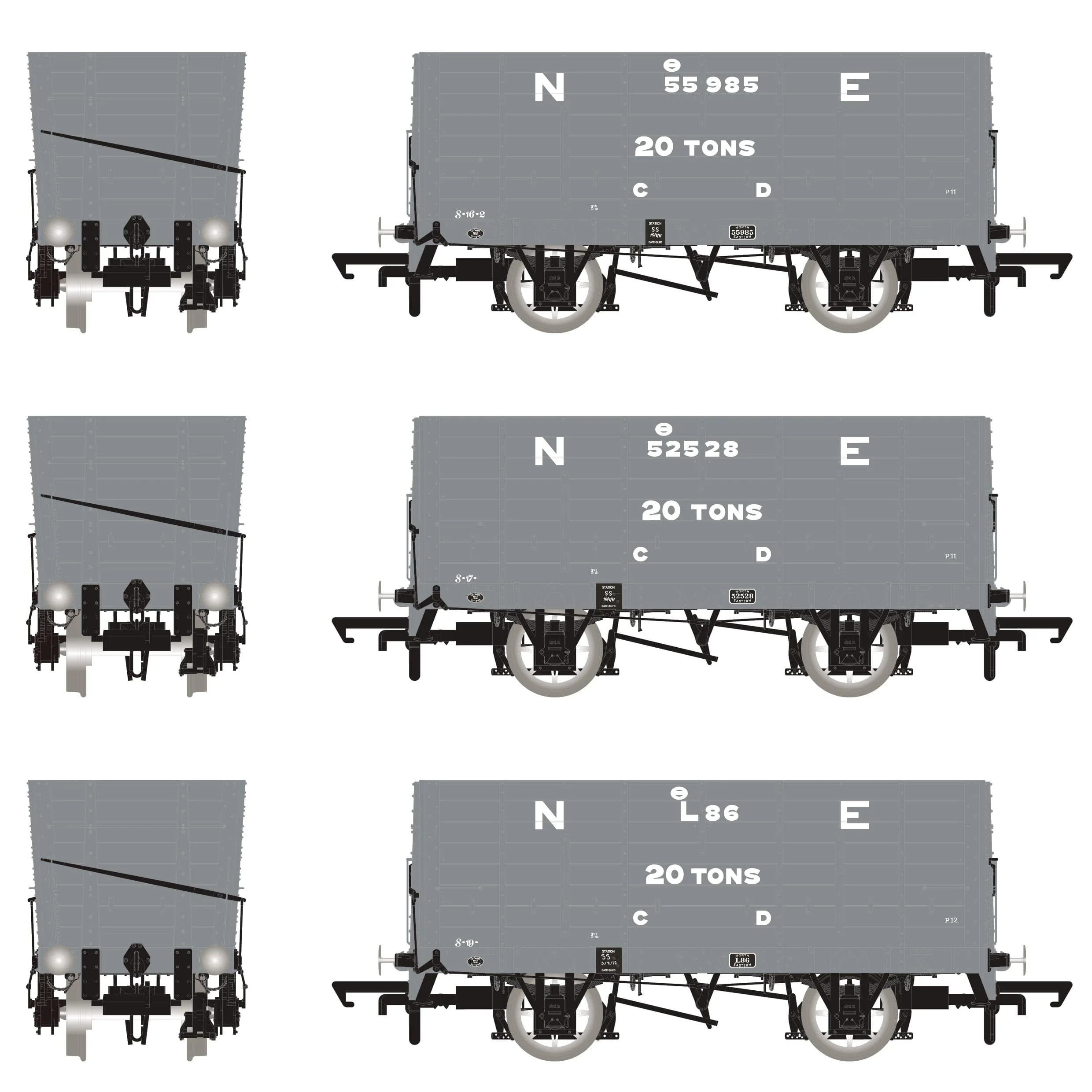 P7 Hopper - Pre-Grouping: NER Grey - Triple Pack 1 - Image 3