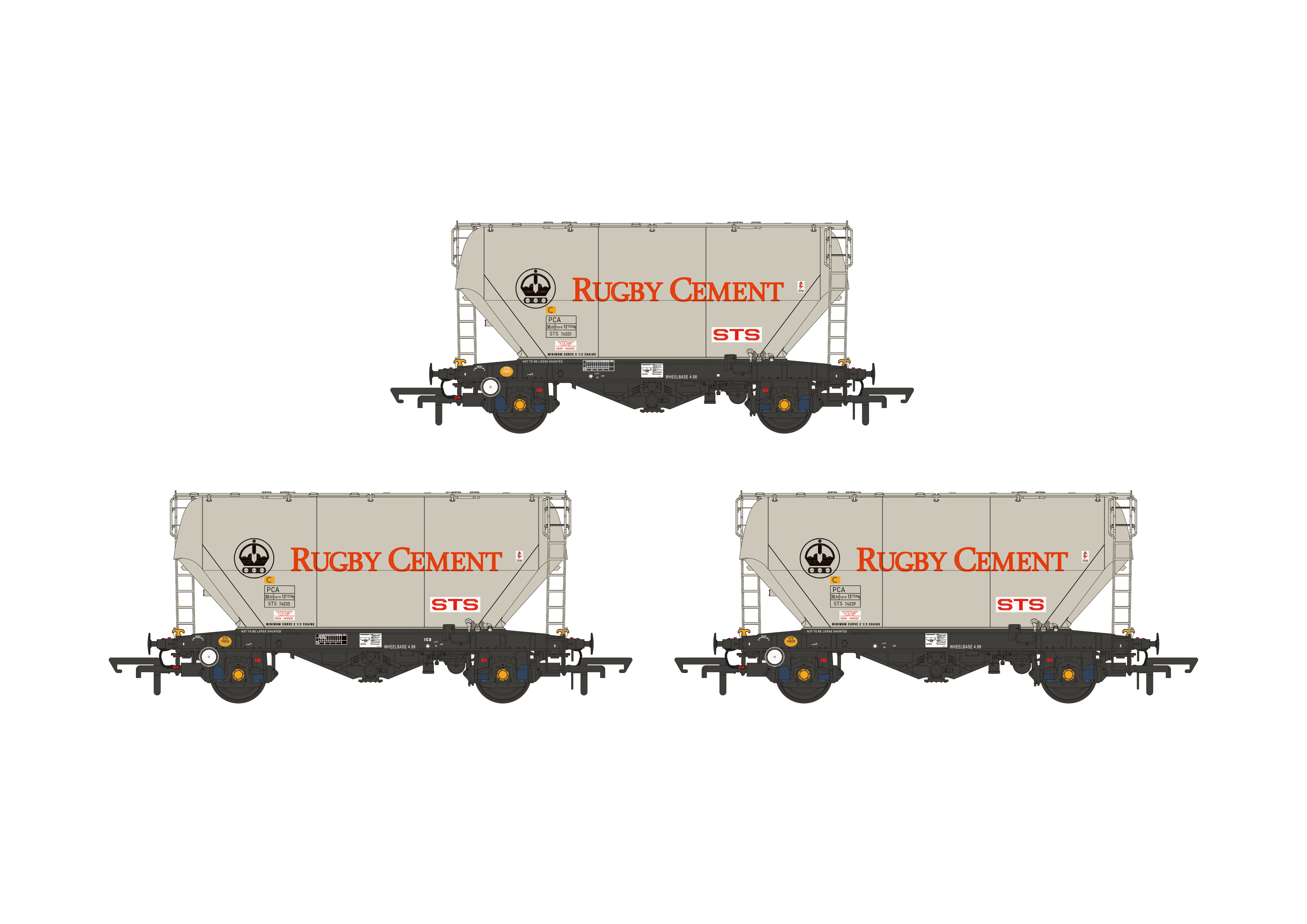 PCA Bulk Cement - Rugby Cement - Pack 4