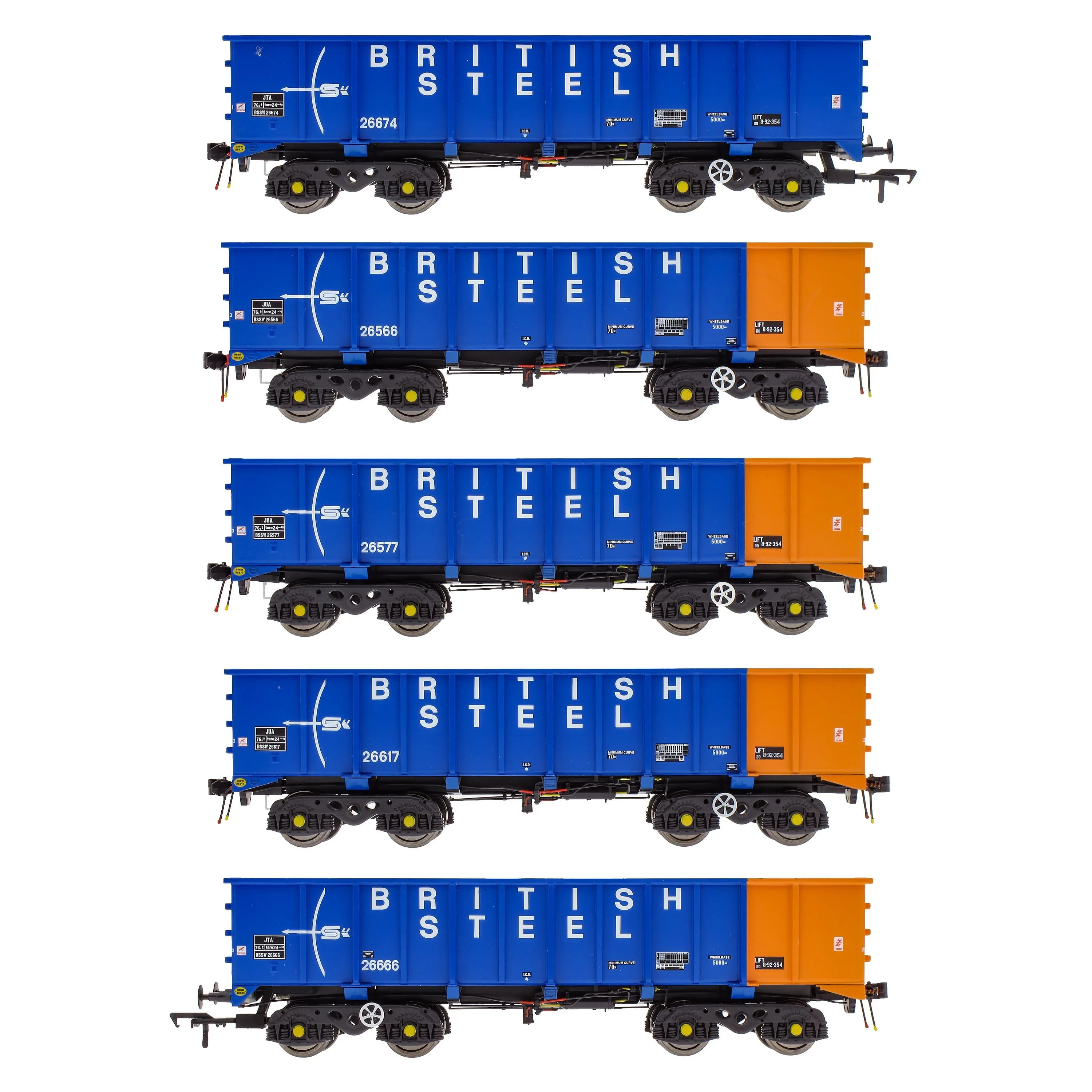 PTA/JTA+JUA Bogie Tippler Pack - British Steel Blue (Outer) - Image 2
