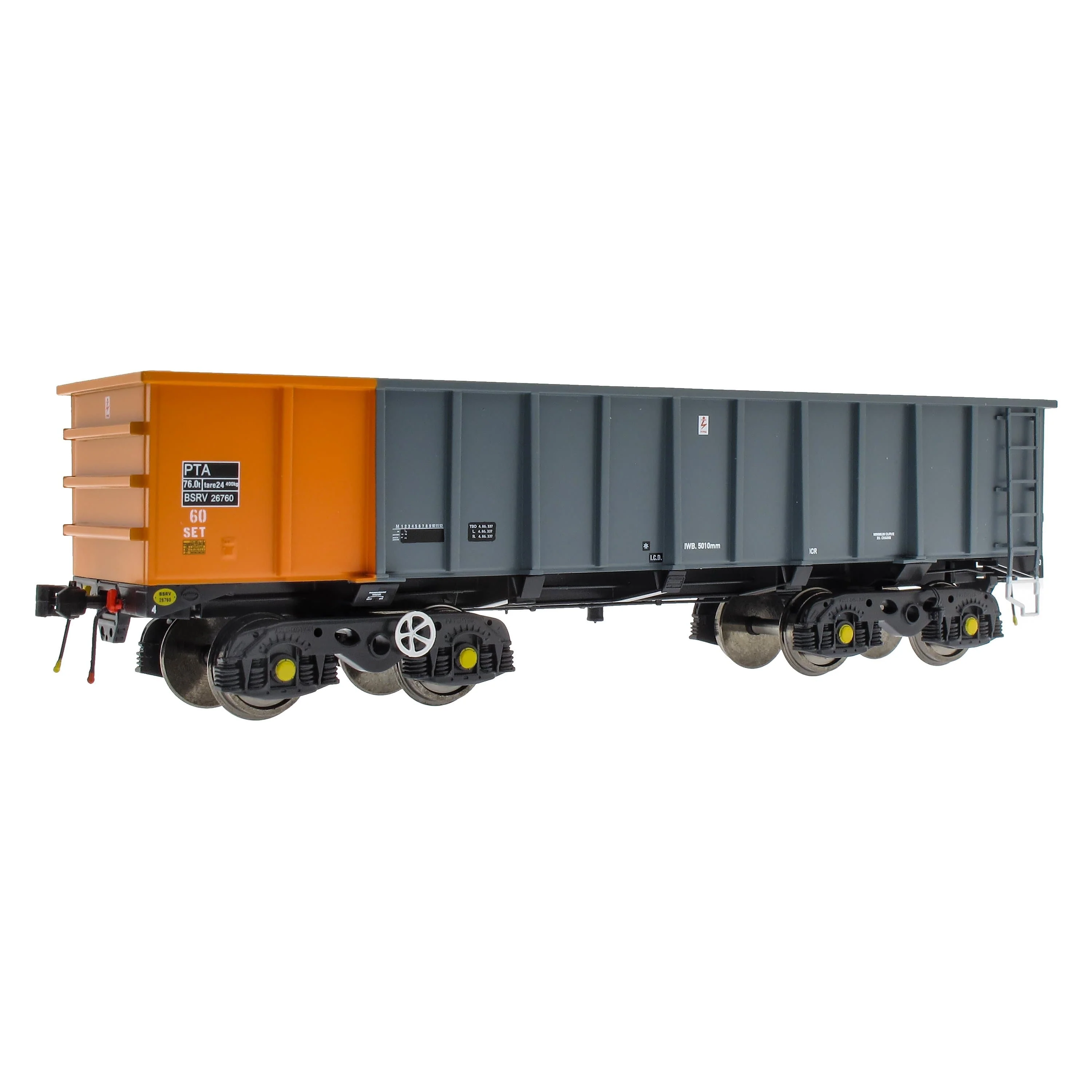 PTA/JTA+JUA Bogie Tippler Pack - British Steel Grey & Orange (Outer) - Image 4