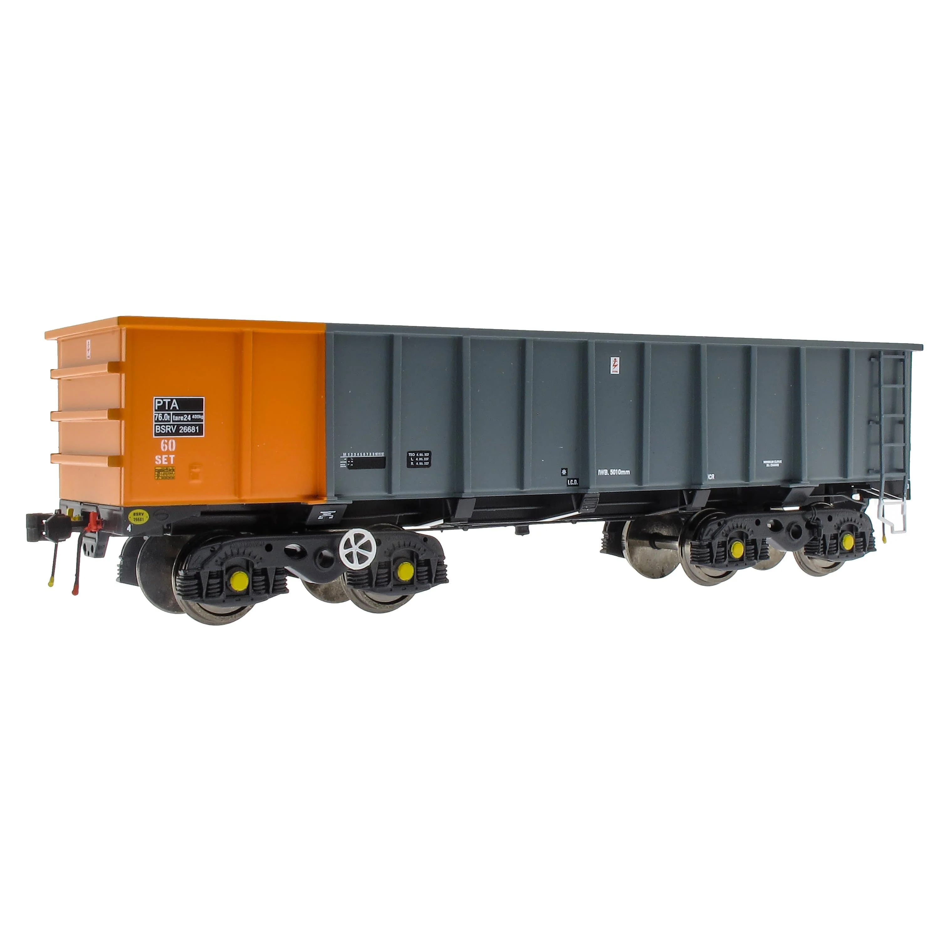 PTA/JTA+JUA Bogie Tippler Pack - British Steel Grey & Orange (Outer) - Image 6