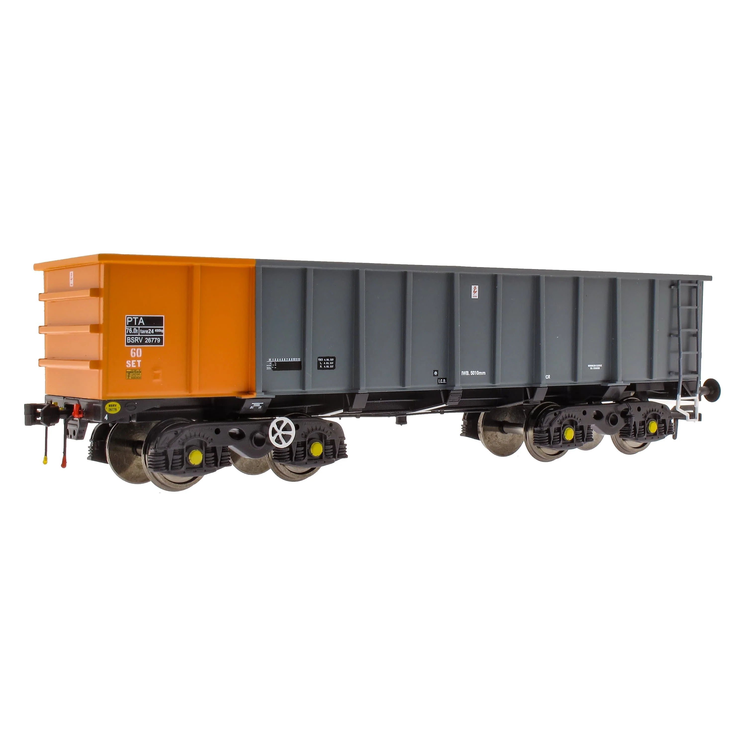 PTA/JTA+JUA Bogie Tippler Pack - British Steel Grey & Orange (Outer) - Image 8