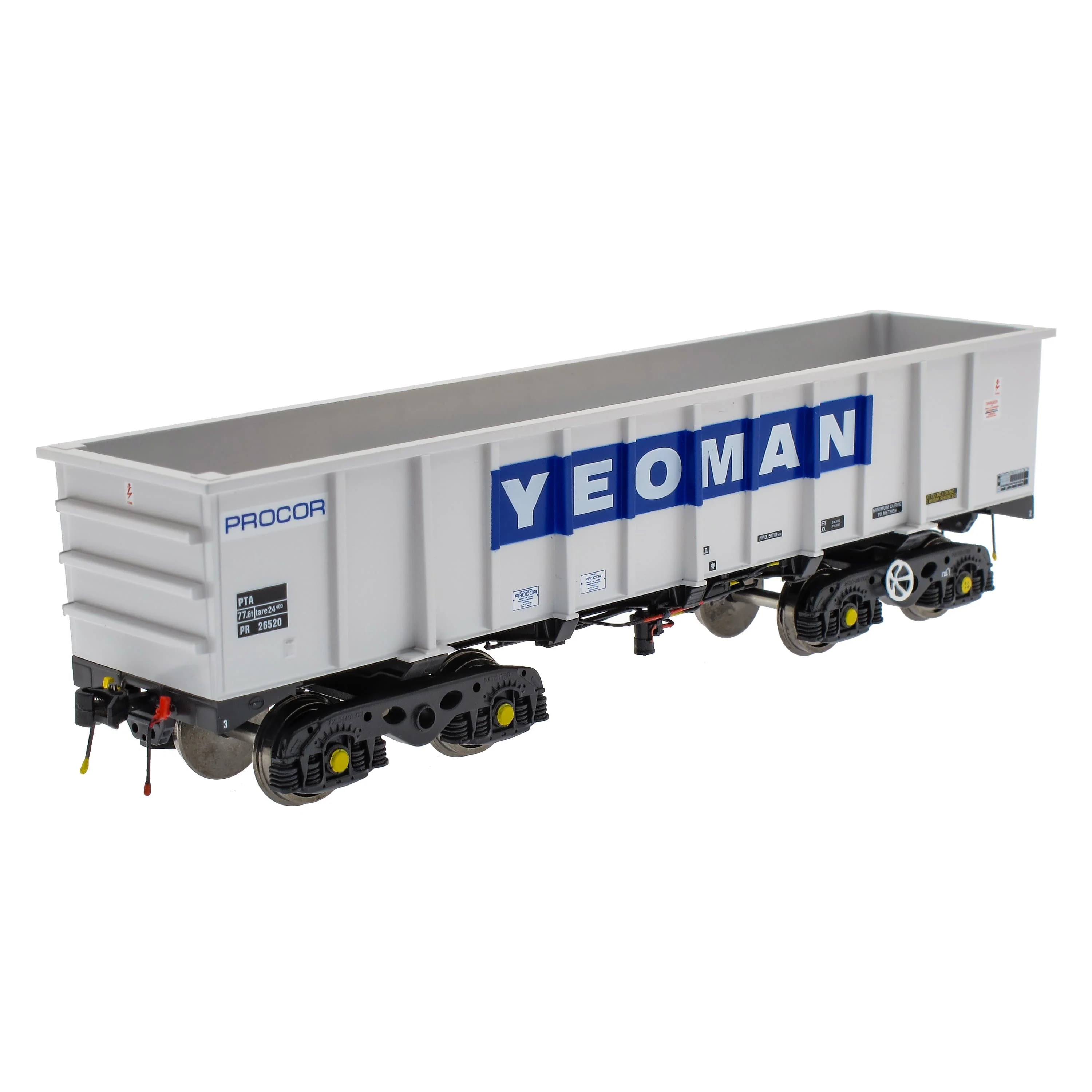 PTA/JTA+JUA Bogie Tippler Pack - Yeoman [Procor] Grey / Ivory - Outer Pack - Image 11