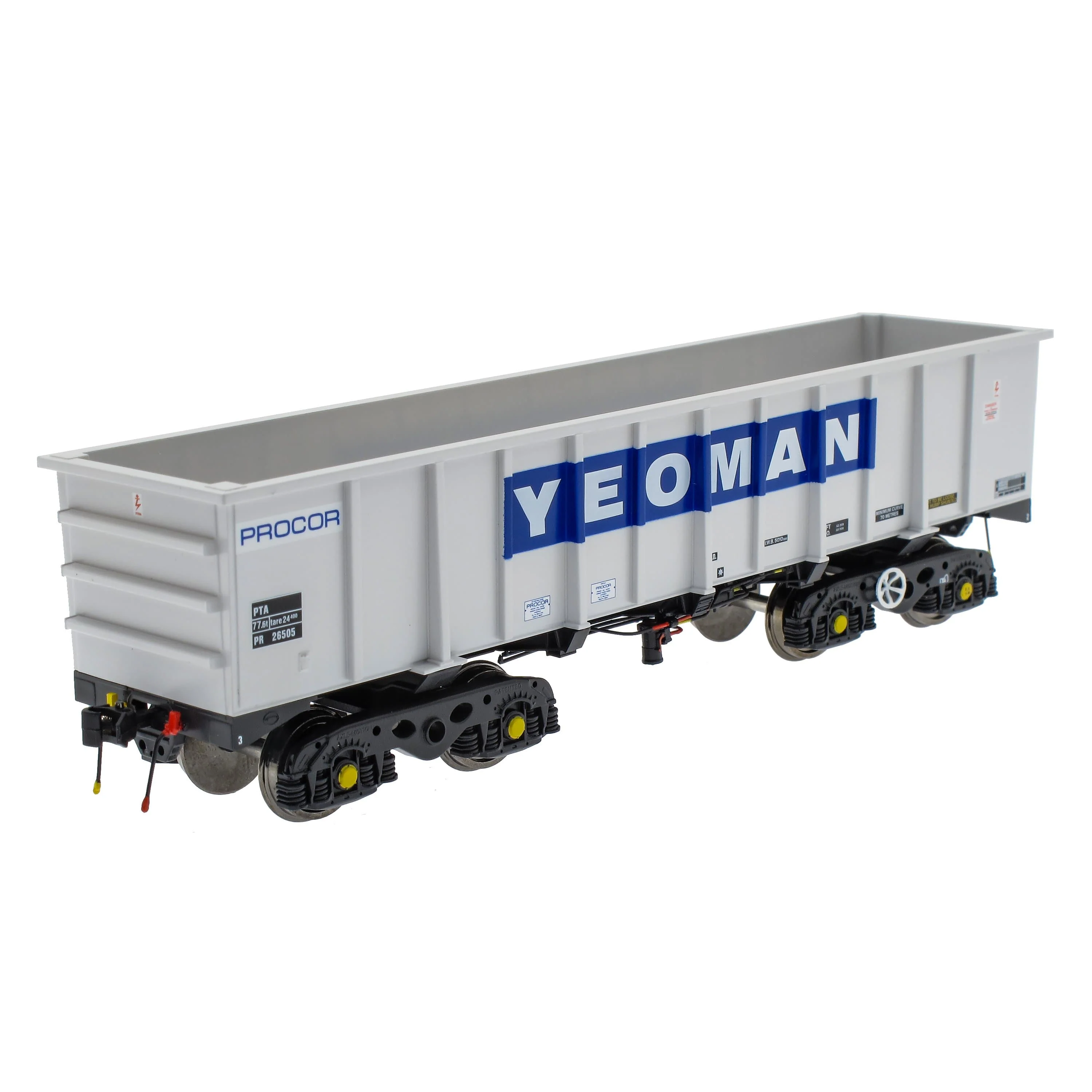 PTA/JTA+JUA Bogie Tippler Pack - Yeoman [Procor] Grey / Ivory - Outer Pack - Image 12