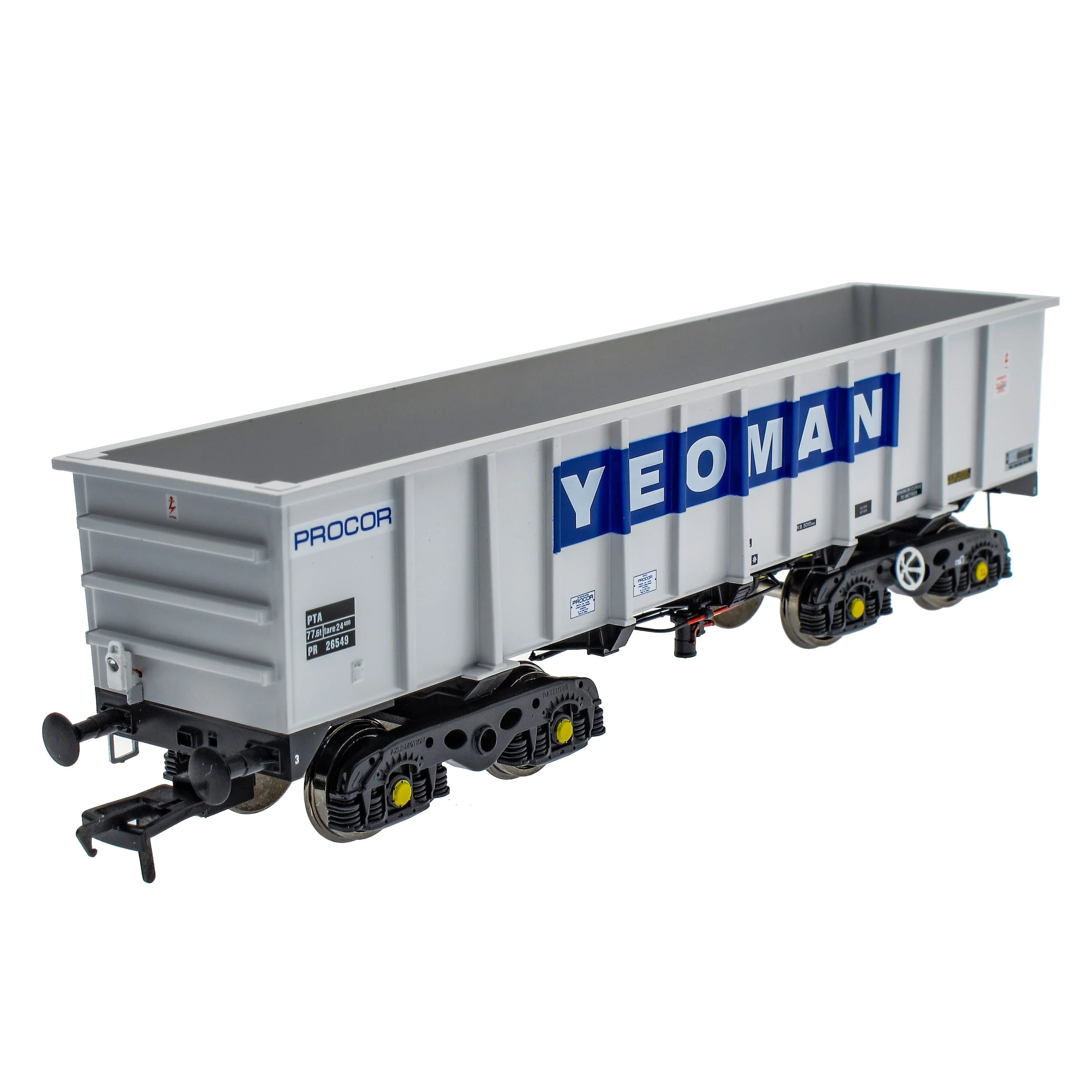 PTA/JTA+JUA Bogie Tippler Pack - Yeoman [Procor] Grey / Ivory - Outer Pack - Image 13
