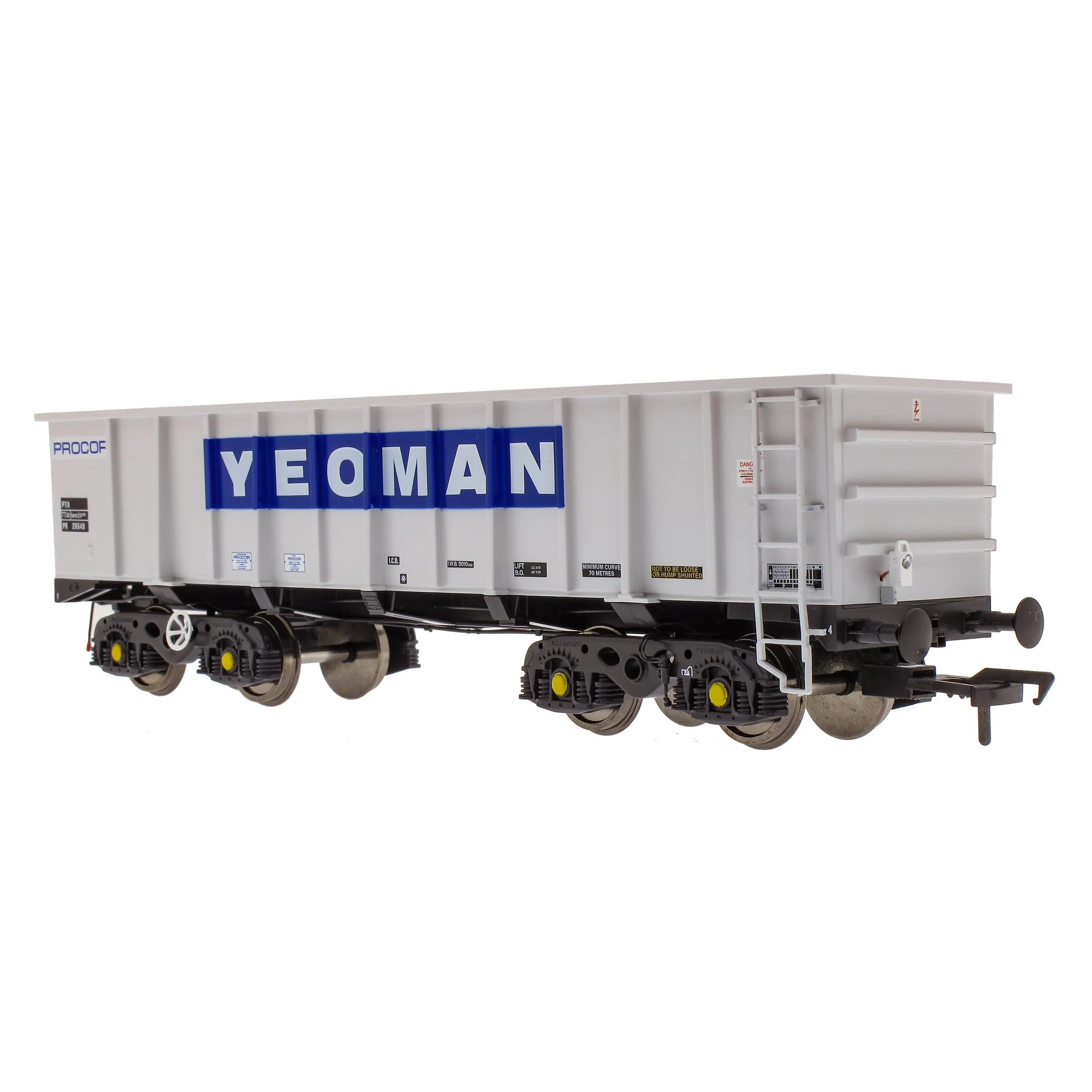 PTA/JTA+JUA Bogie Tippler Pack - Yeoman [Procor] Grey / Ivory - Outer Pack - Image 4