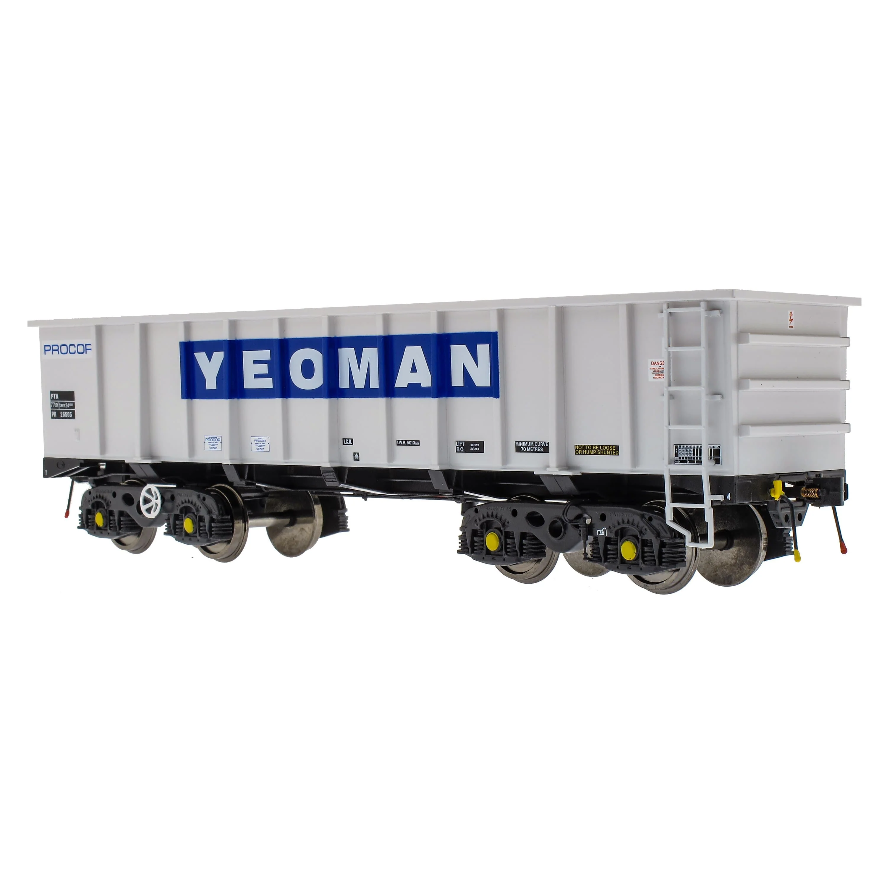 PTA/JTA+JUA Bogie Tippler Pack - Yeoman [Procor] Grey / Ivory - Outer Pack - Image 5