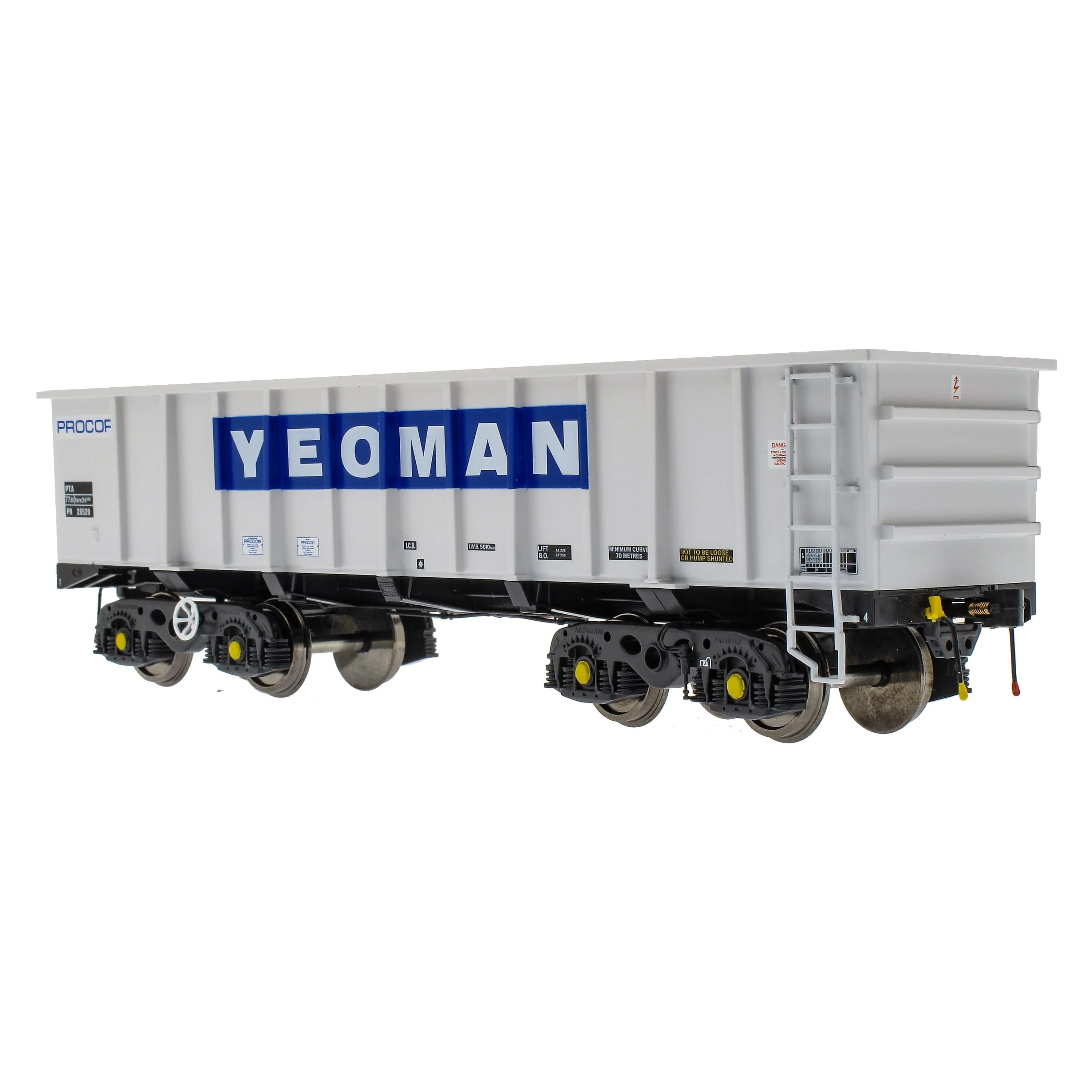 PTA/JTA+JUA Bogie Tippler Pack - Yeoman [Procor] Grey / Ivory - Outer Pack - Image 6