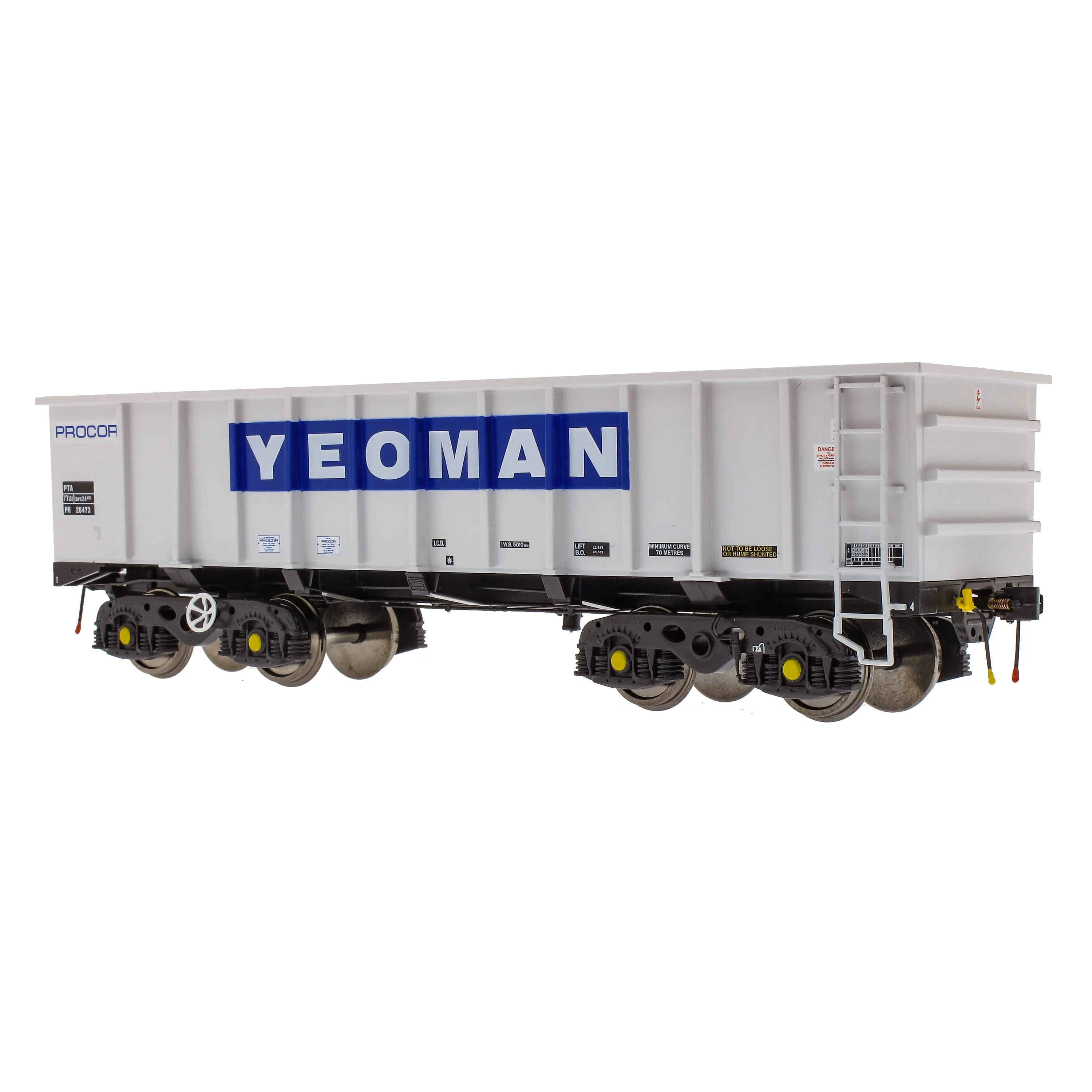 PTA/JTA+JUA Bogie Tippler Pack - Yeoman [Procor] Grey / Ivory - Outer Pack - Image 7