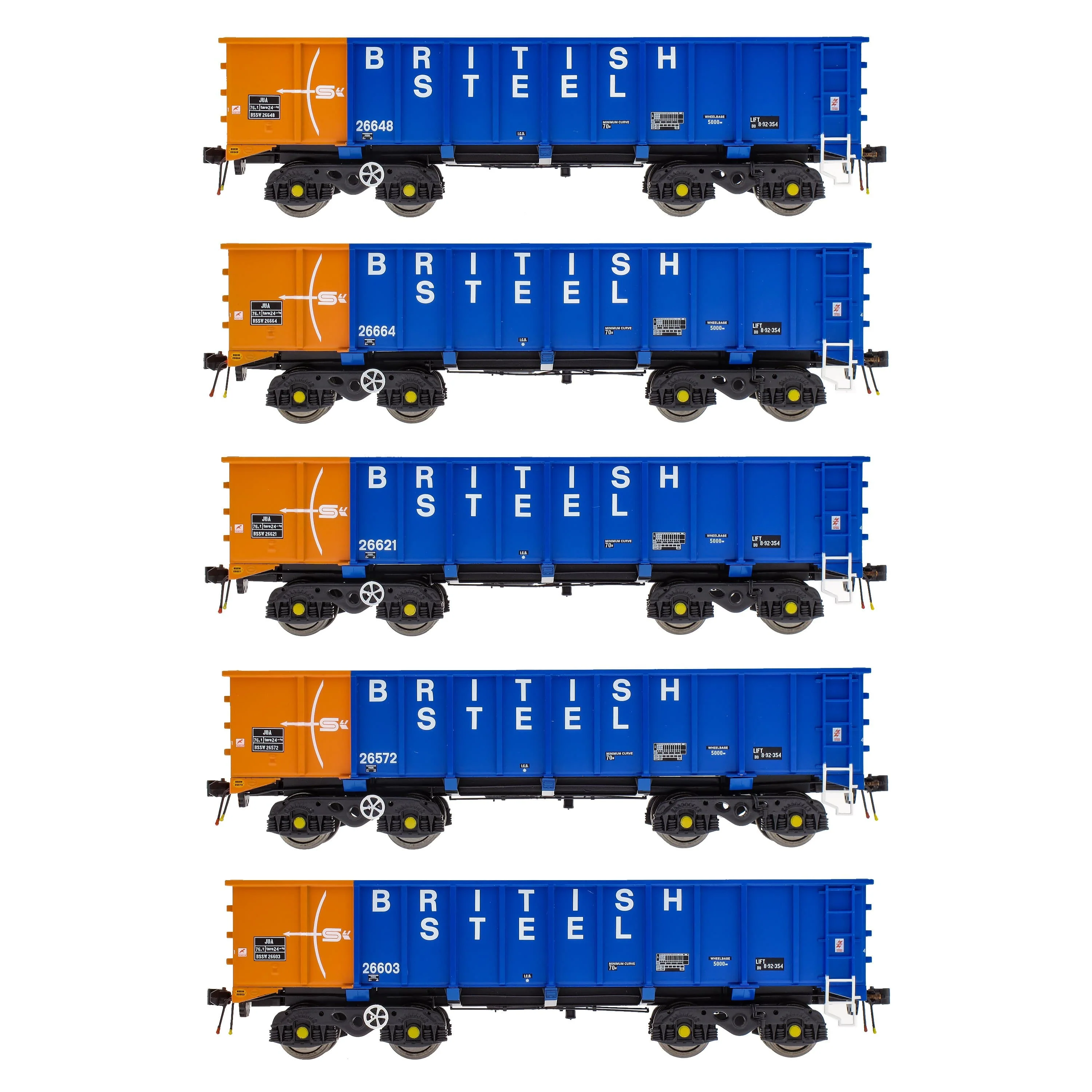 PTA/JUA Bogie Tippler Pack - British Steel Blue (Inner) - Image 2