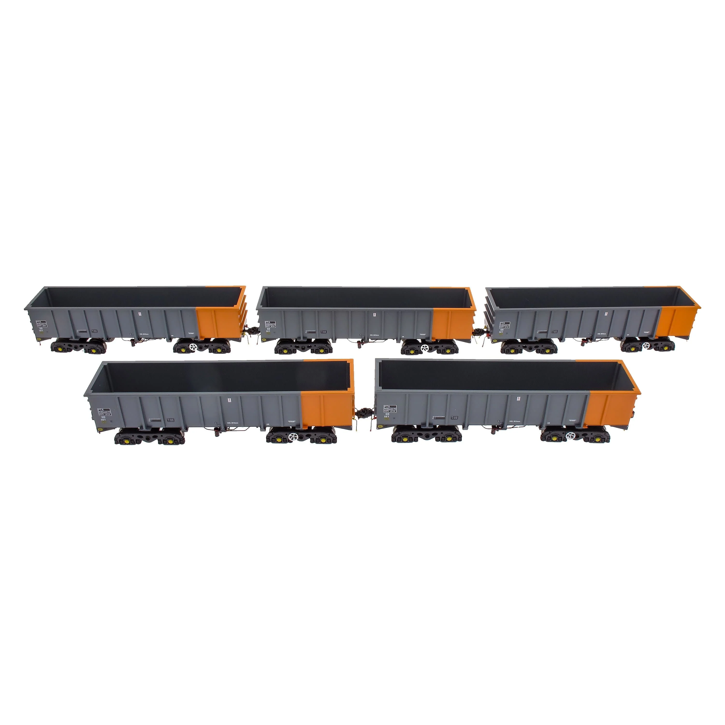 PTA/JUA Bogie Tippler Pack - British Steel Grey & Orange (Inner) - Image 3