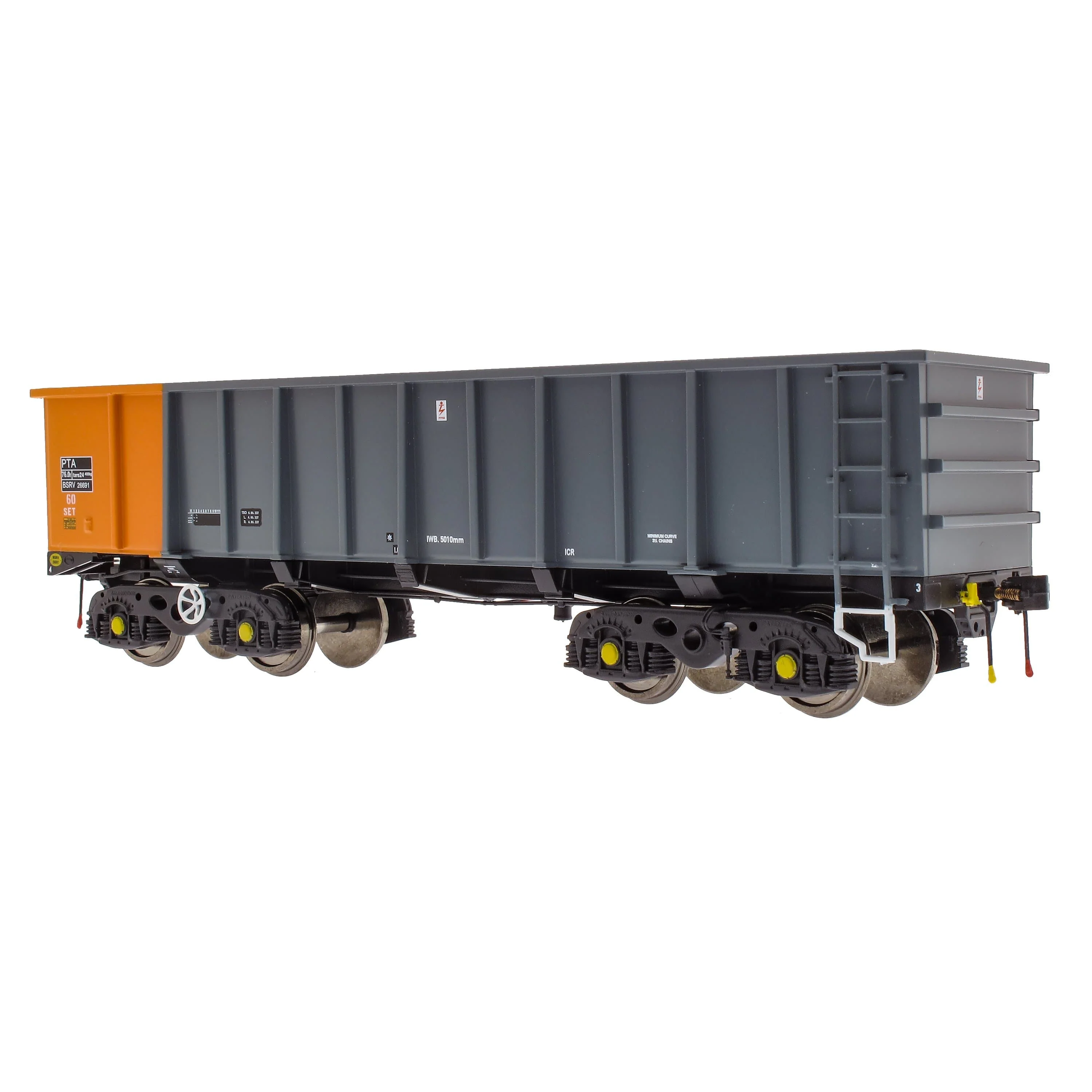 PTA/JUA Bogie Tippler Pack - British Steel Grey & Orange (Inner) - Image 4