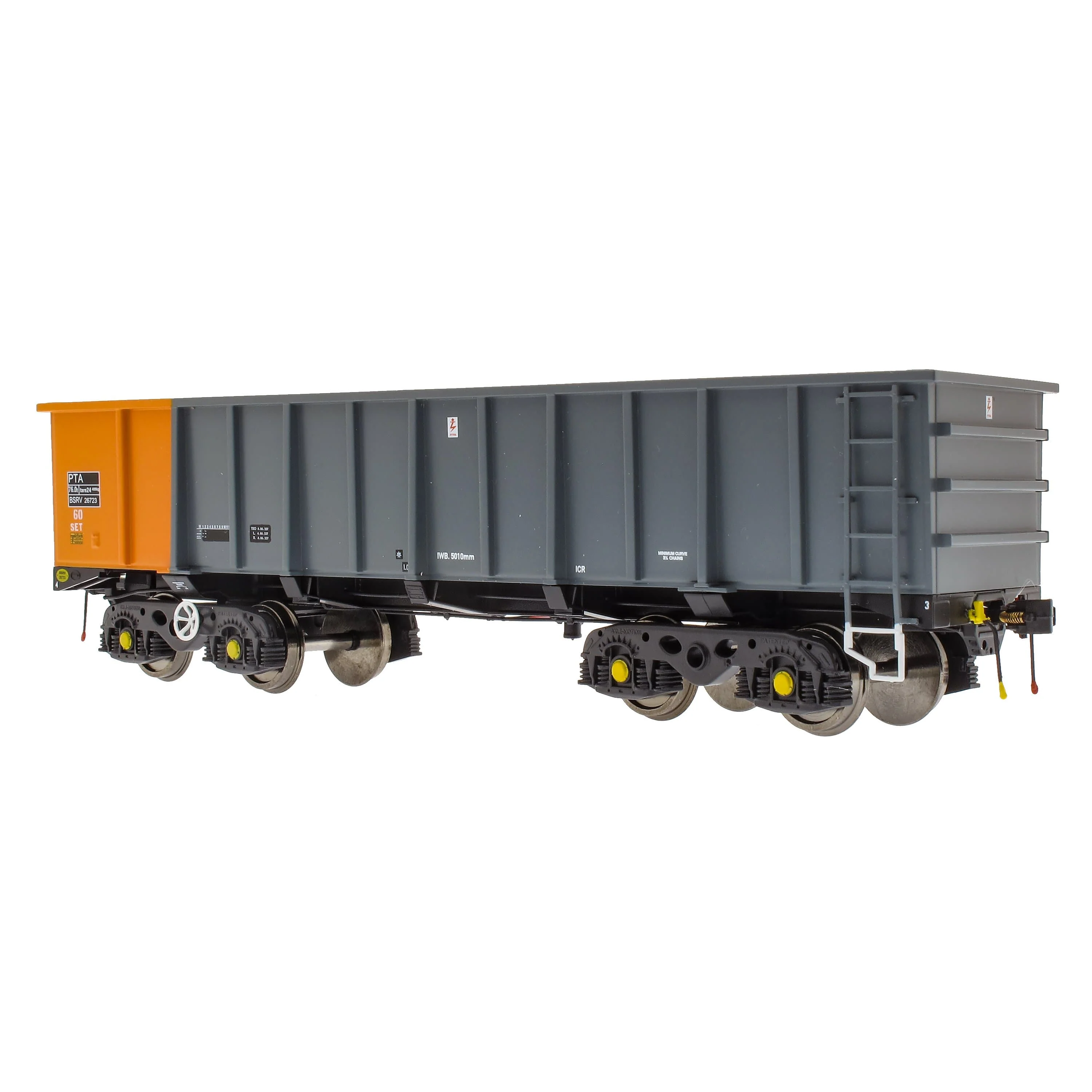 PTA/JUA Bogie Tippler Pack - British Steel Grey & Orange (Inner) - Image 7