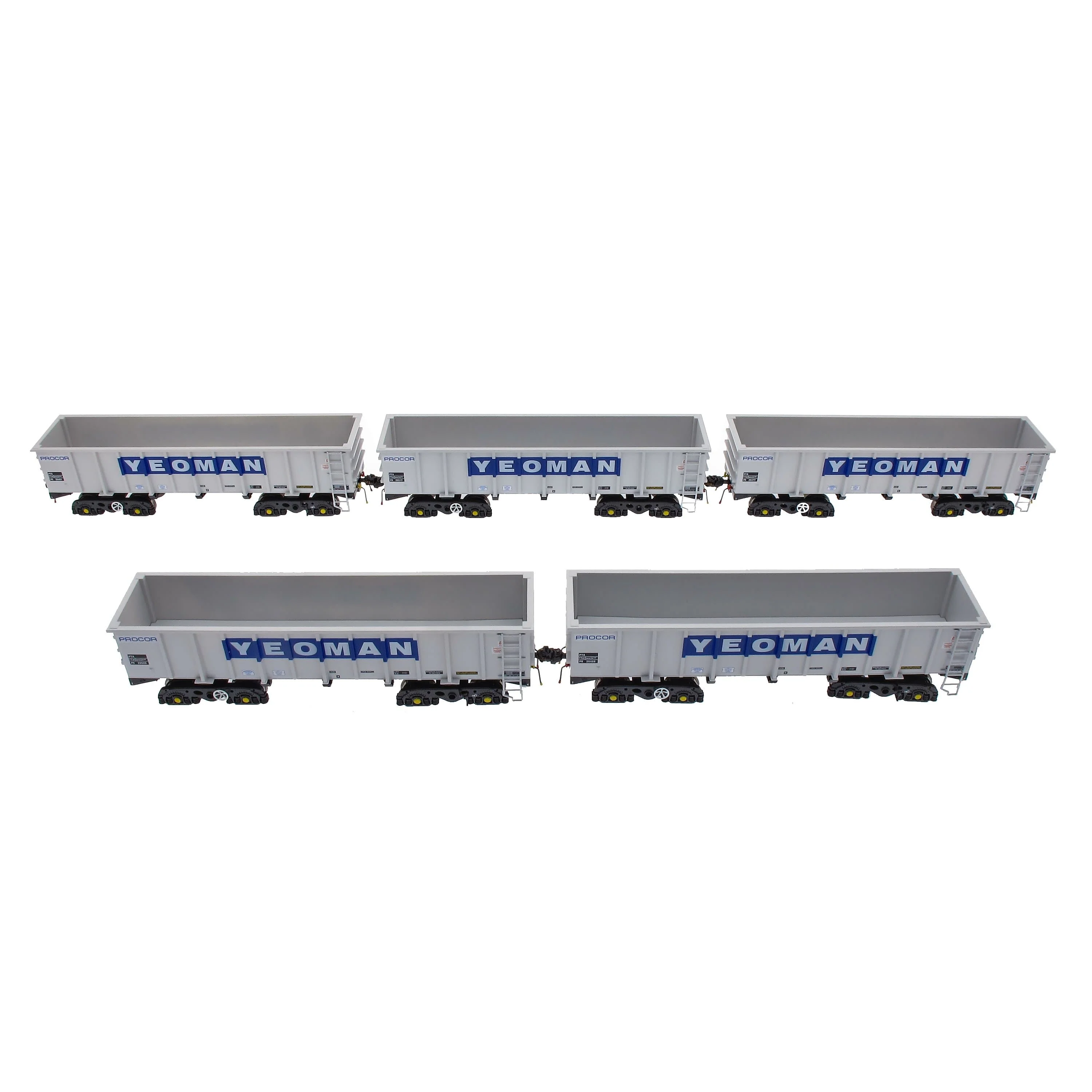 PTA/JUA Bogie Tippler Pack - Yeoman [Procor] Grey / Ivory - Inner Pack - Image 3