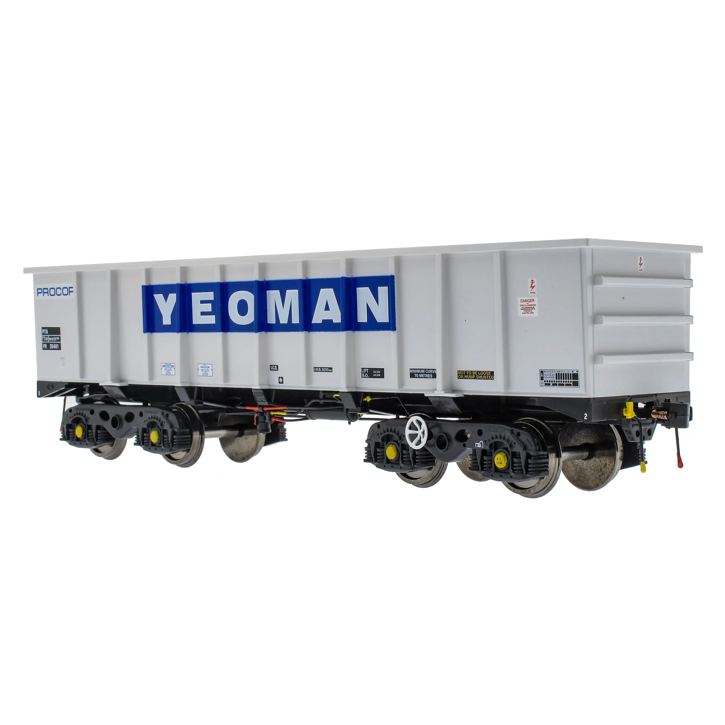 PTA/JUA Bogie Tippler Pack - Yeoman [Procor] Grey / Ivory - Inner Pack - Image 4