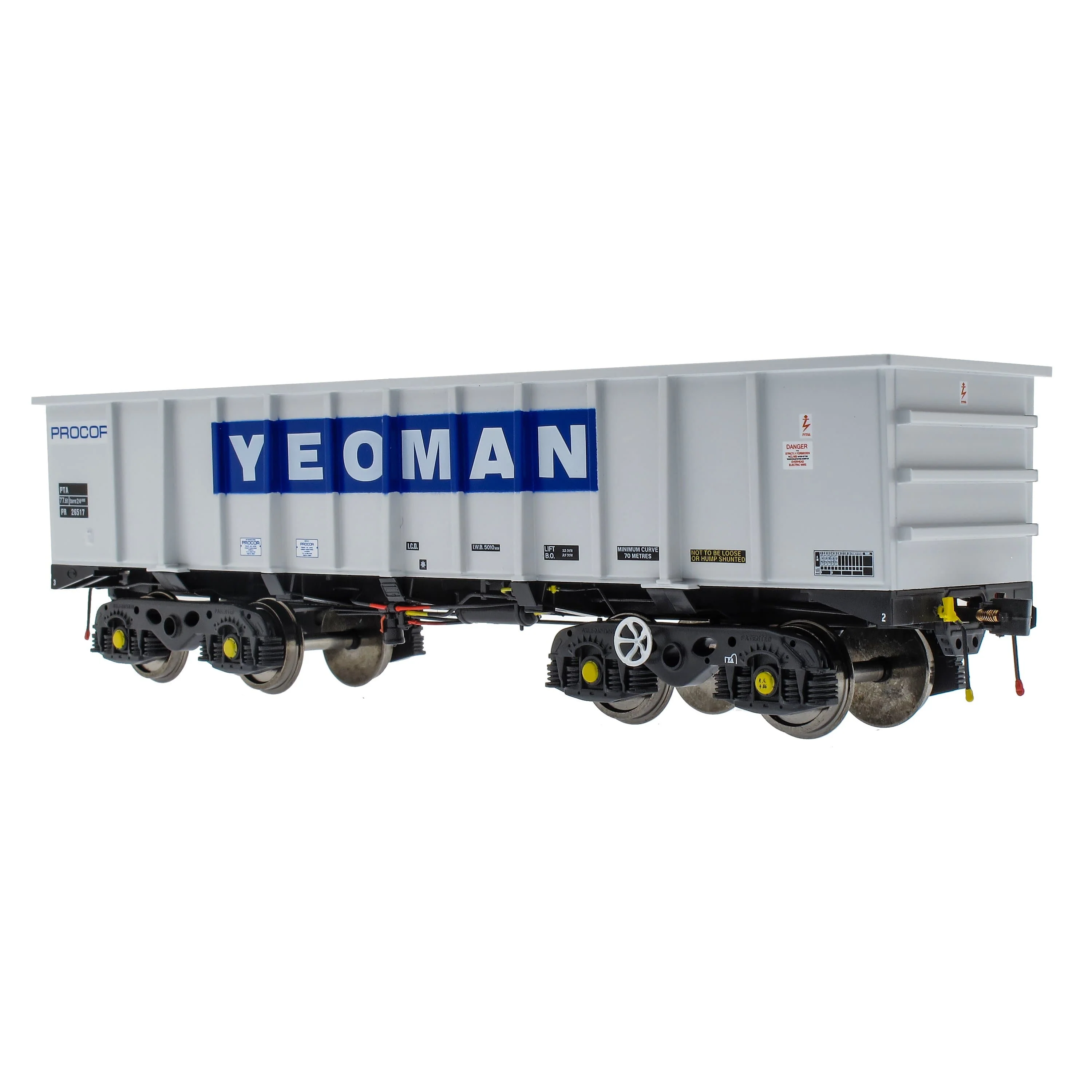 PTA/JUA Bogie Tippler Pack - Yeoman [Procor] Grey / Ivory - Inner Pack - Image 5