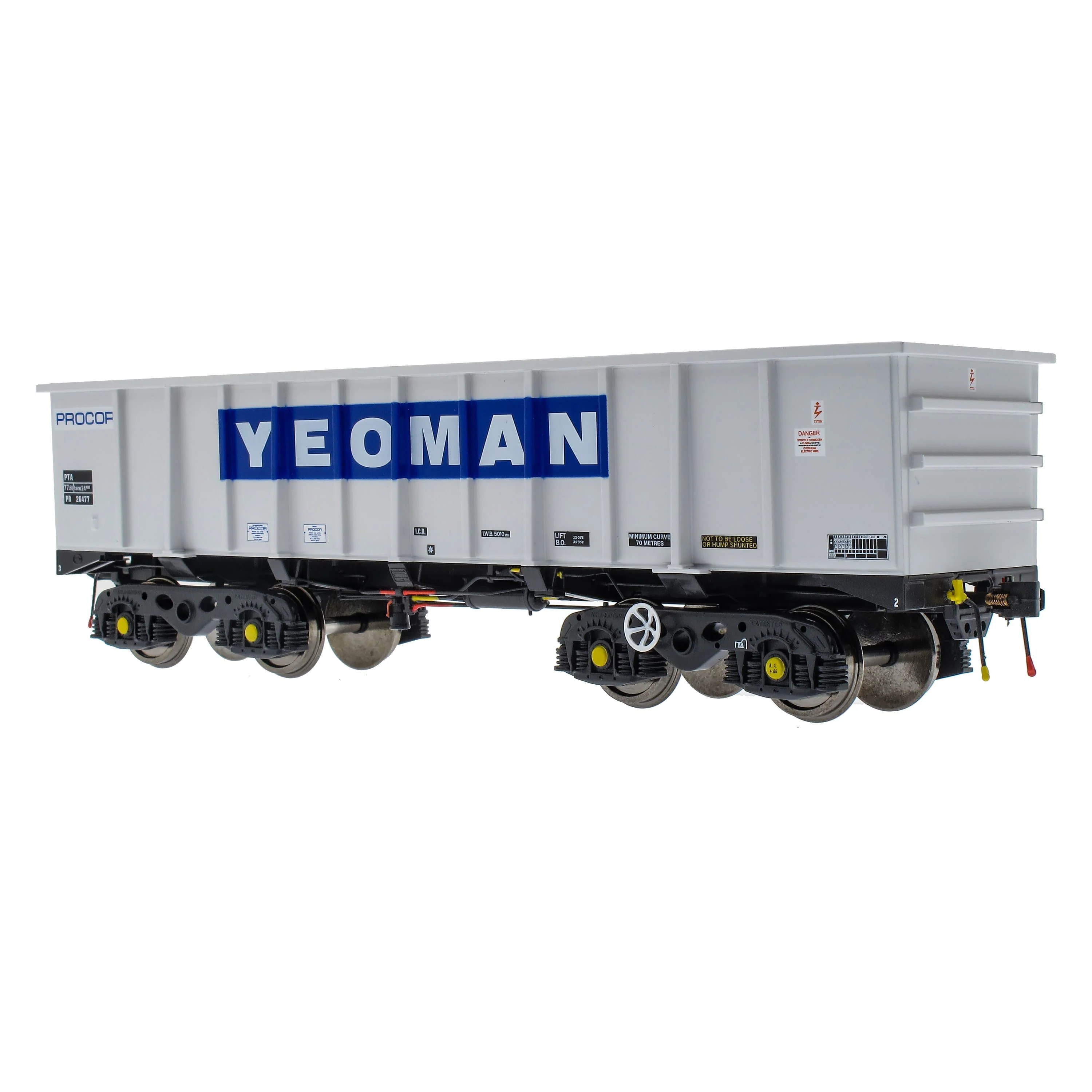 PTA/JUA Bogie Tippler Pack - Yeoman [Procor] Grey / Ivory - Inner Pack - Image 6
