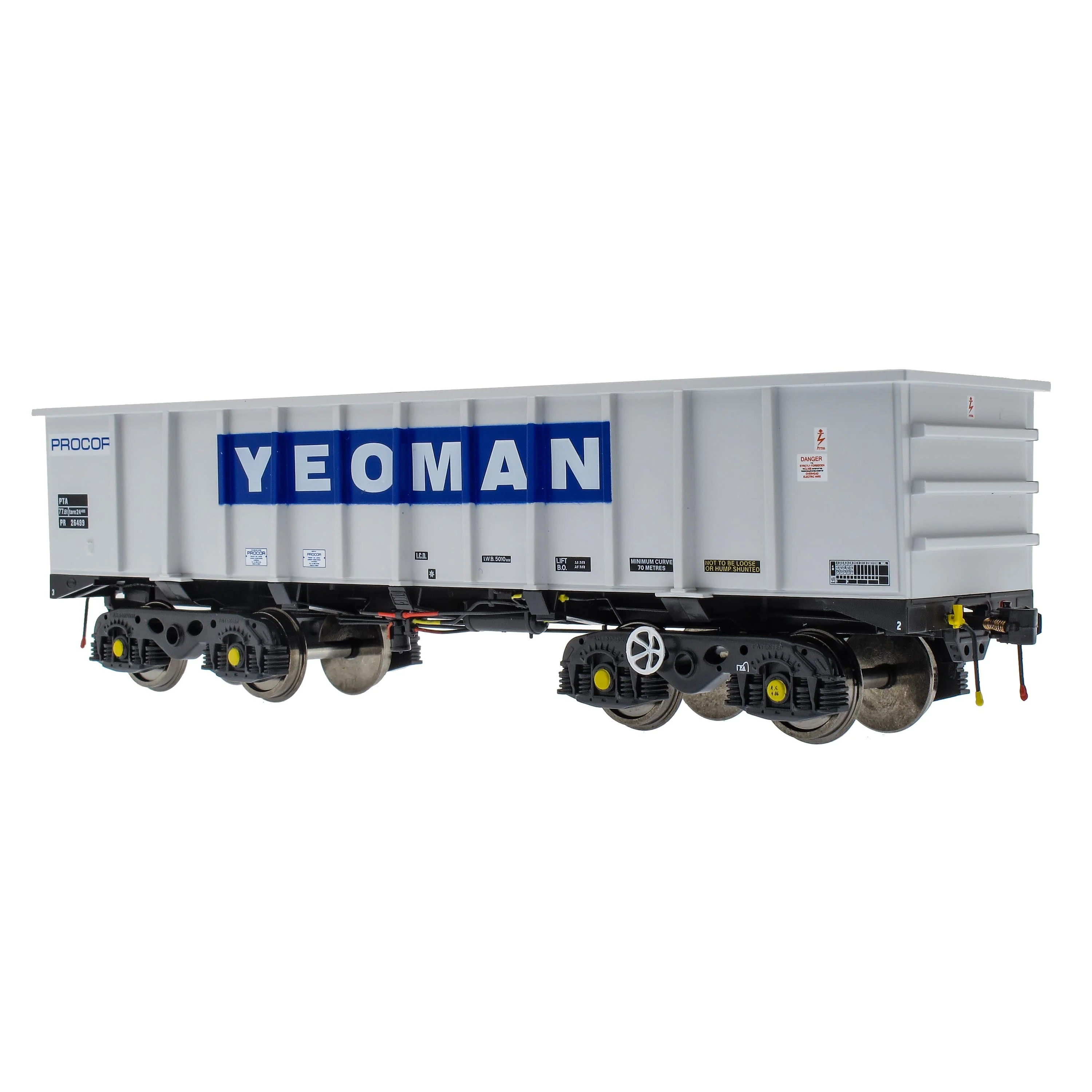 PTA/JUA Bogie Tippler Pack - Yeoman [Procor] Grey / Ivory - Inner Pack - Image 7