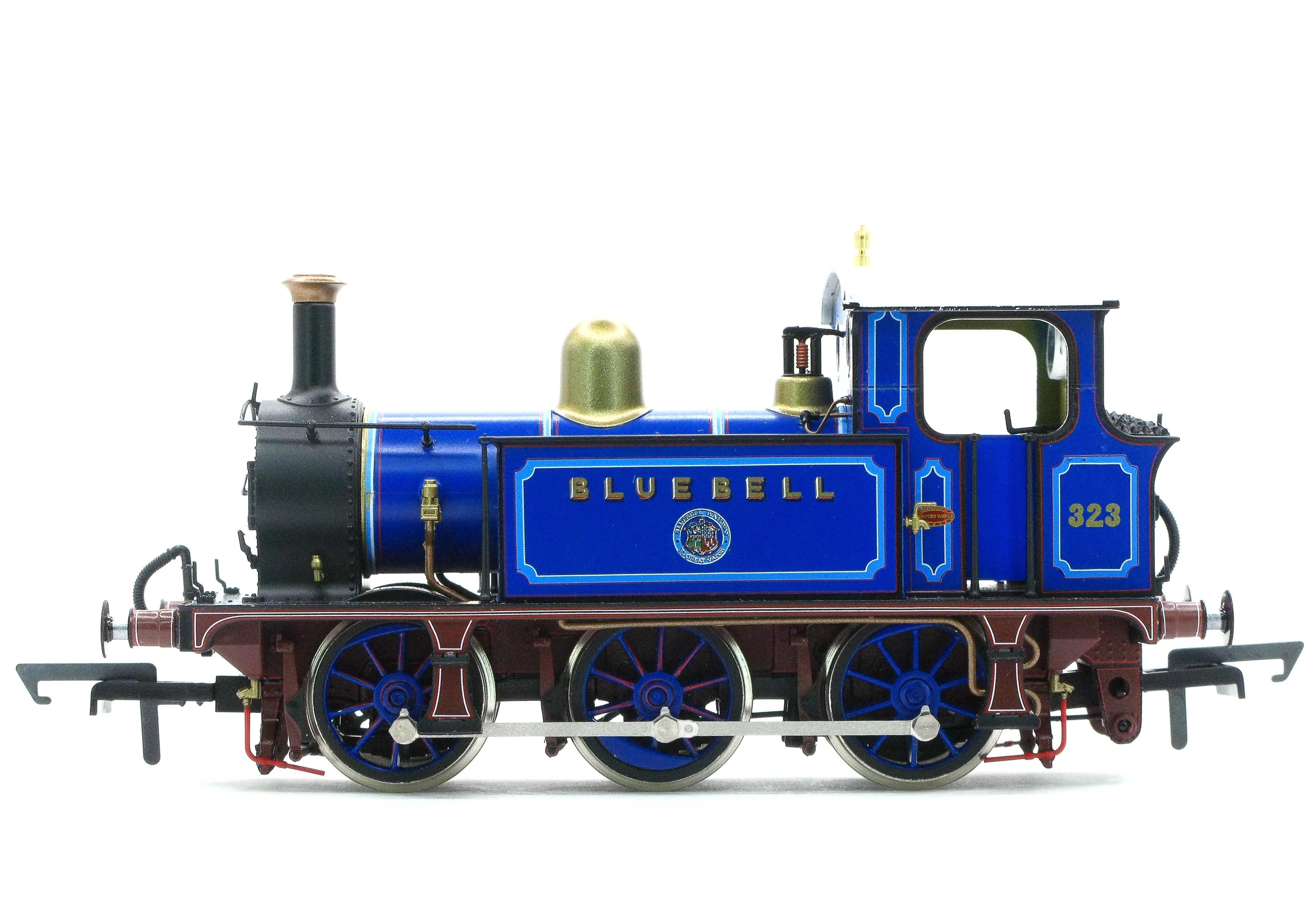 SECR P Class 0-6-0T 323 'Bluebell' in Bluebell Railway lined blue (2010s) - Image 5