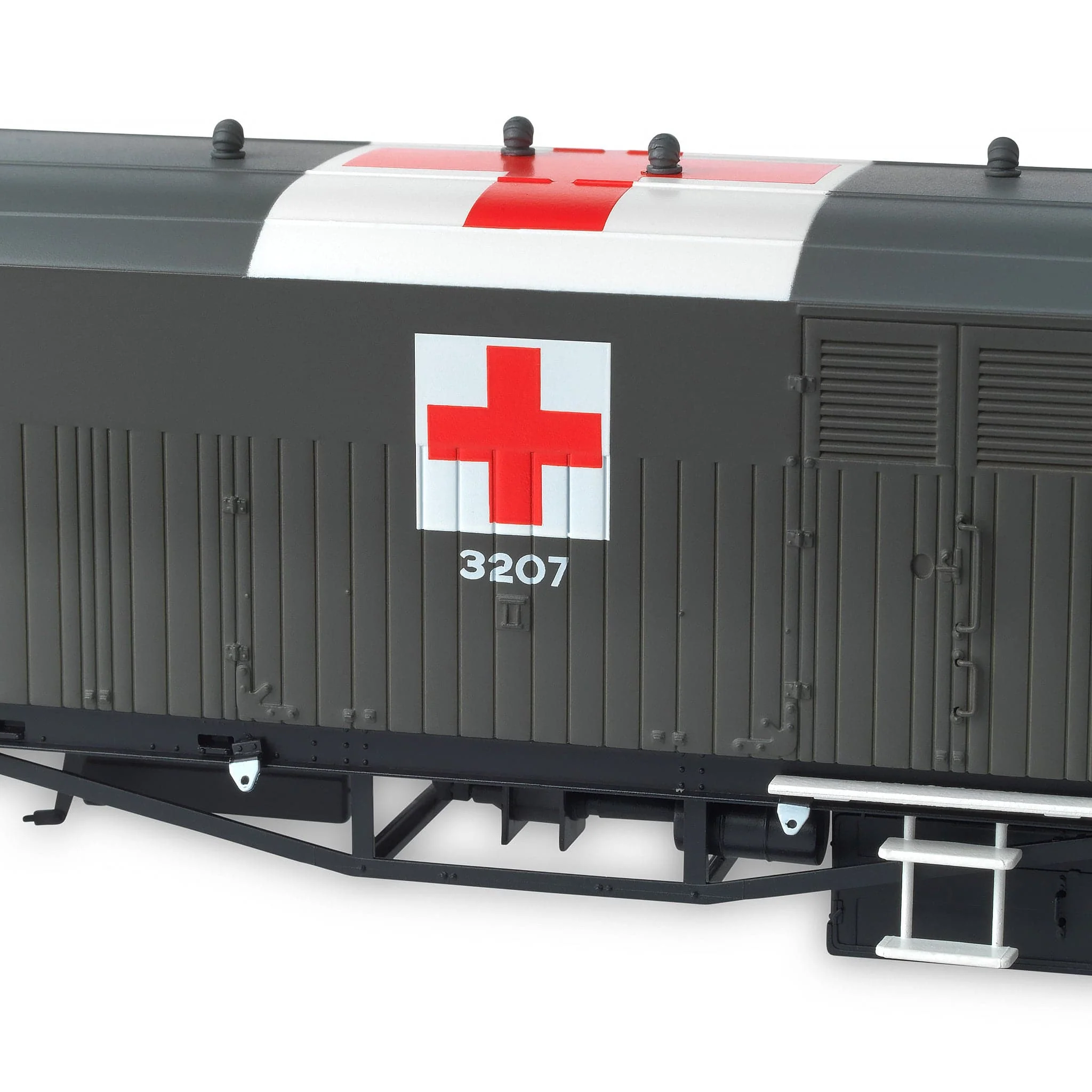 Siphon G - Ex-Dia. O.33 Overseas Ambulance Train No.32 Ward Car - Olive Green (c/w Red Cross): A5 3207 - Image 10