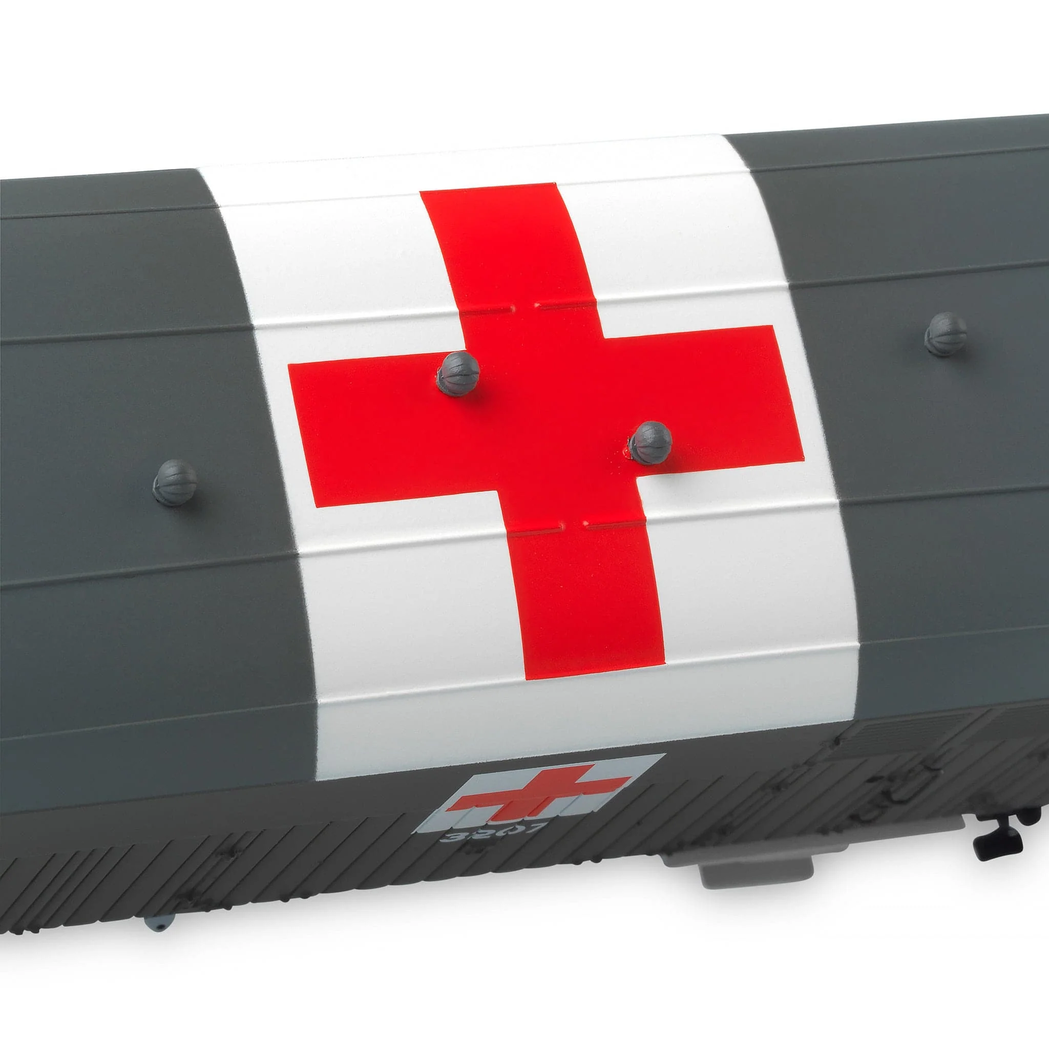 Siphon G - Ex-Dia. O.33 Overseas Ambulance Train No.32 Ward Car - Olive Green (c/w Red Cross): A5 3207 - Image 9